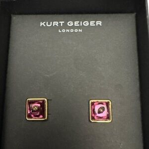 Kurt Geiger Eagle Head Stud Earrings NIB